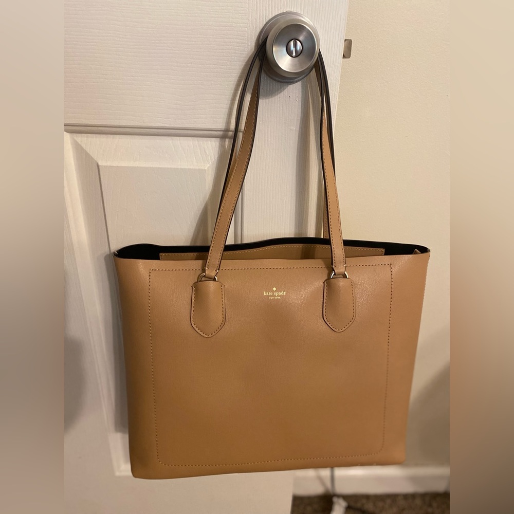 Kate Spade park lane large tote, cashew butter